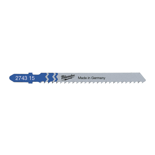 Milwaukee Stichsägeblatt Metall für Schnitte in Aluminium 75mm – Zahnteilung 3 mm T127D – Produktbild 1