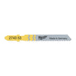 Milwaukee Stichsägeblatt Holz und Kunststoff 50mm – Zahnteilung 2 mm T119B – Produktbild 1