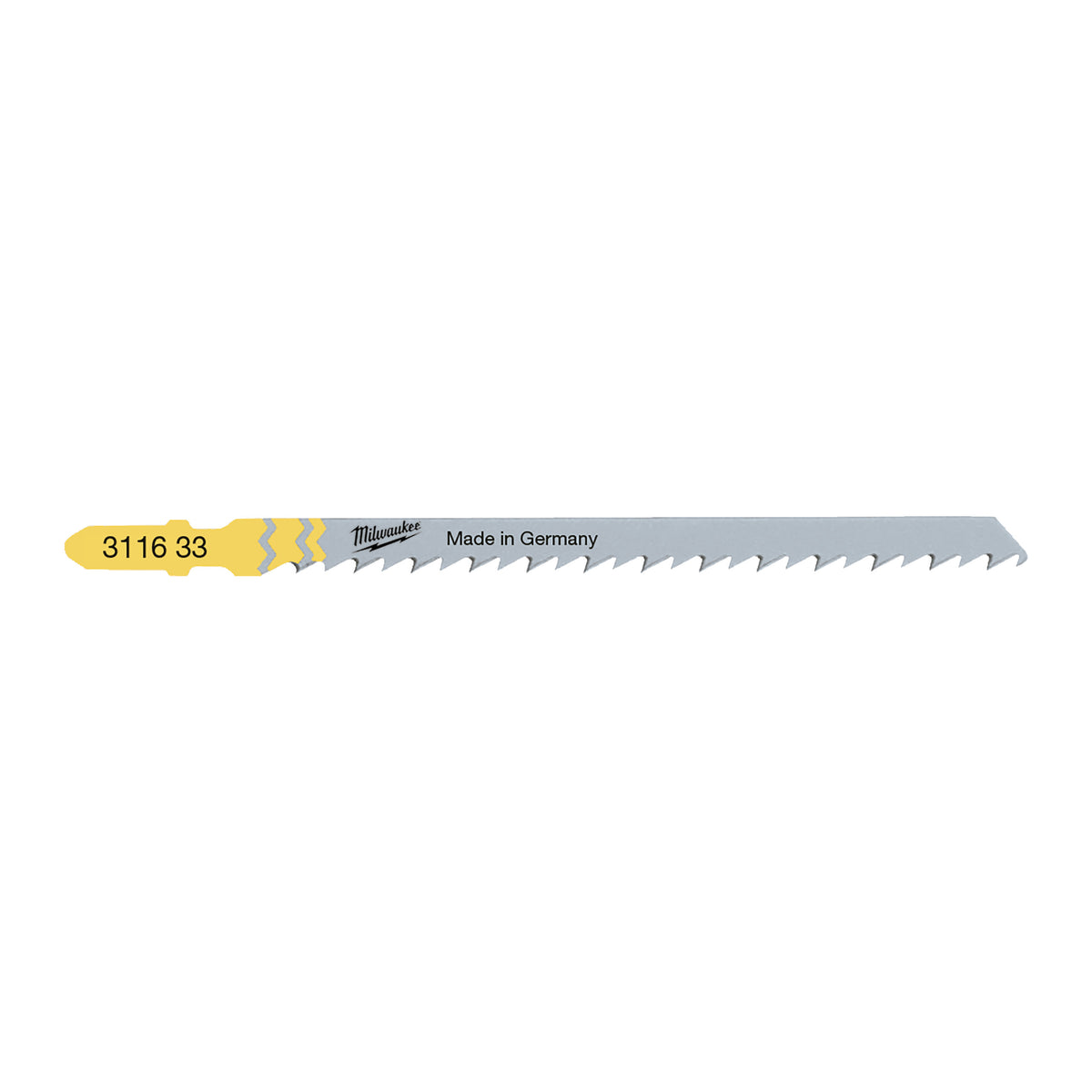 Milwaukee Stichsägeblatt Holz schnelle Schnitte 105mm – Zahnteilung 4 mm T344D – Produktbild 1