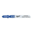 Milwaukee Stichsägeblatt Metall Bi-Metall 55 x 1.2 mm T118AF – Produktbild 1