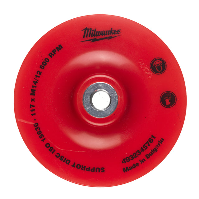 Milwaukee Kunststoffschleifteller 125 mm / Bohrung 14.2 mm – Produktbild 1