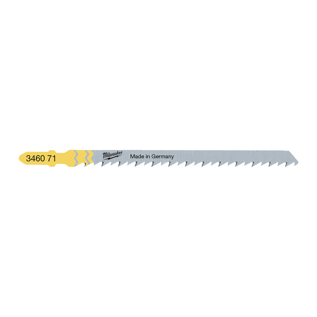 Milwaukee Stichsägeblatt Holz splitterfreie Schnitte 105mm – Zahnteilung 4 mm T301DL – Produktbild 1