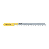 Milwaukee Stichsägeblatt Holz Kurvenschnitte 75mm – Zahnteilung 4 mm T244D – Produktbild 1