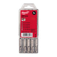 Milwaukee M2 SDS-Plus Hammerbohrer-Set 5-teilig – 5 bis 10 mm – Produktbild 1
