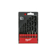 Milwaukee Holzspiralbohrer DIN 7487 E Kassette 8-teilig – 3/4/5/6/7/8/9/10 mm – Produktbild 1