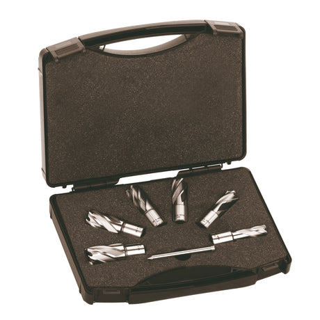 Milwaukee HSS Kernlochbohrer kurz Set – 14/16/18/20/22/24 mm – Produktbild 1