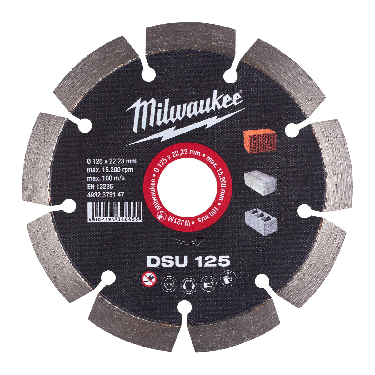Milwaukee Diamanttrennscheibe DSU 125 mm – Produktbild 1