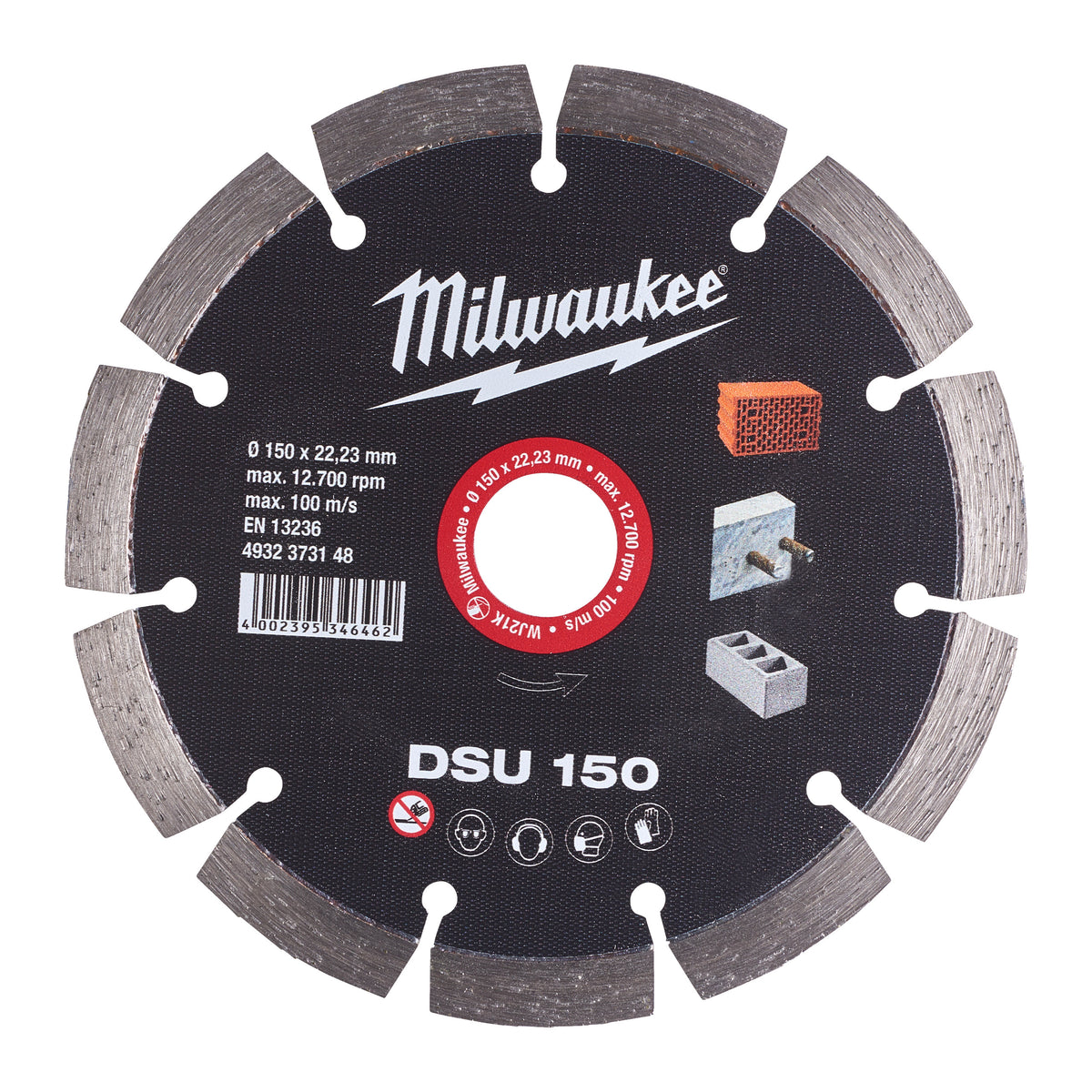 Milwaukee Diamanttrennscheibe DSU 150 mm – Produktbild 1