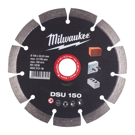 Milwaukee Diamanttrennscheibe DSU 150 mm – Produktbild 1