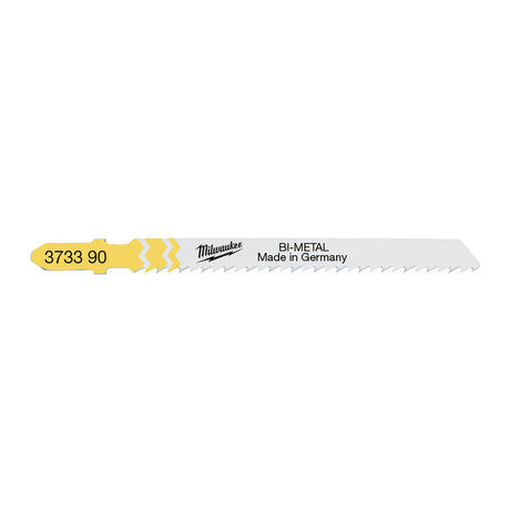 Milwaukee Stichsägeblatt Holz splitterfreie Schnitte Bi-Metall 75mm – Zahnteilung 2.5 mm T101BF – Produktbild 1