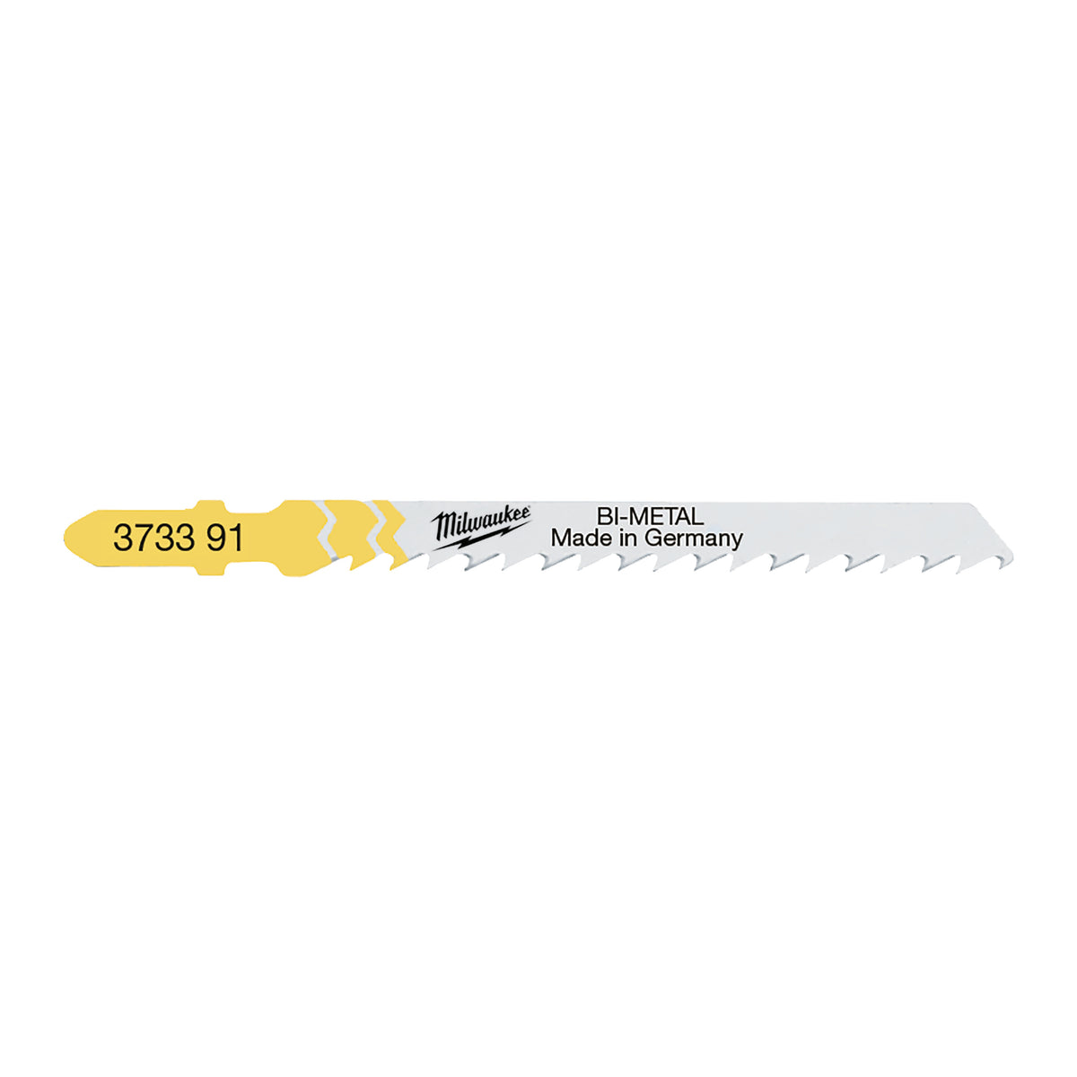 Milwaukee Stichsägeblatt Holz schnelle Schnitte Bi-Metall 75mm – Zahnteilung 4 mm T144DF – Produktbild 1
