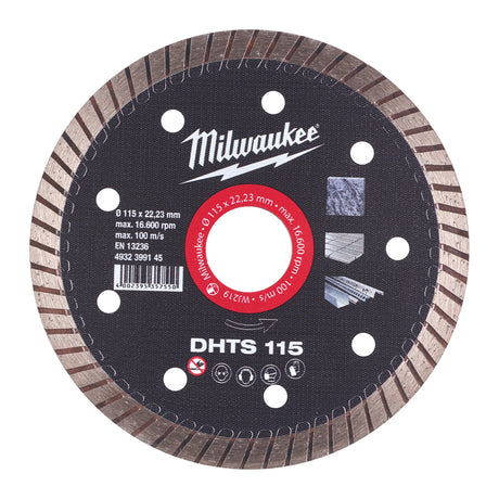 Milwaukee Diamanttrennscheibe DHTS 115 mm – Produktbild 1