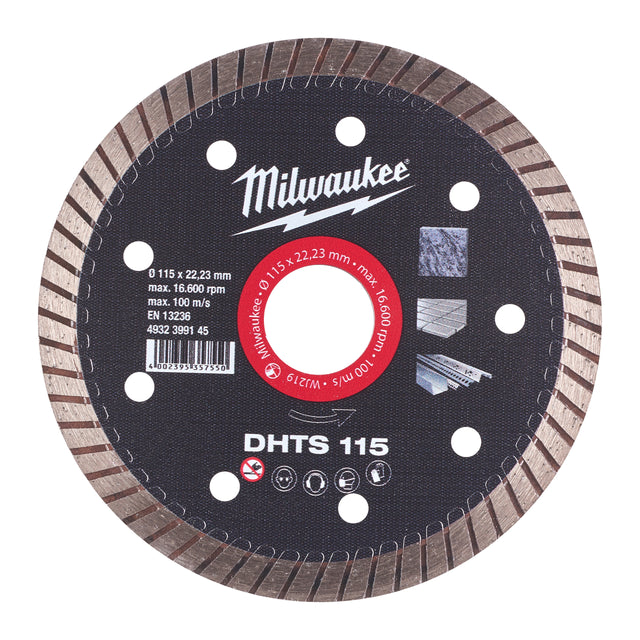 Milwaukee Diamanttrennscheibe DHTS 115 mm – Produktbild 1