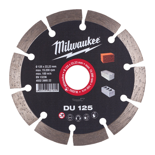 Milwaukee Diamanttrennscheibe DU 125 mm – Produktbild 1