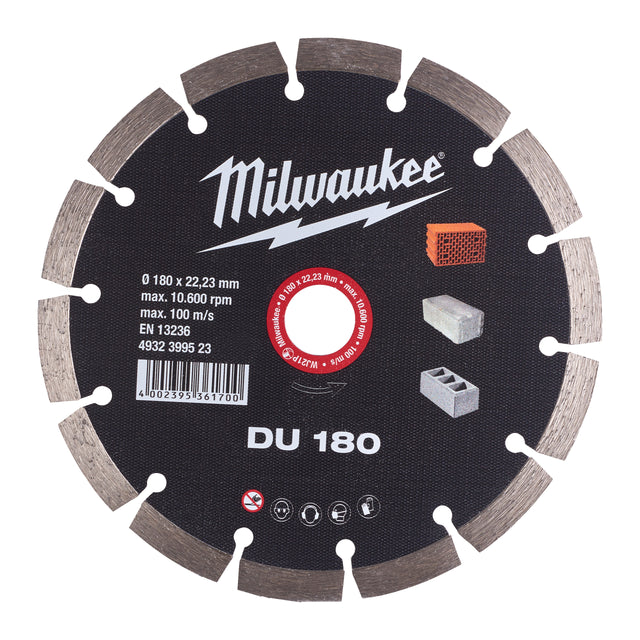 Milwaukee Diamanttrennscheibe DU 180 mm – Produktbild 1