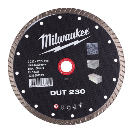 Milwaukee Diamanttrennscheibe DUT 230 mm – Produktbild 1