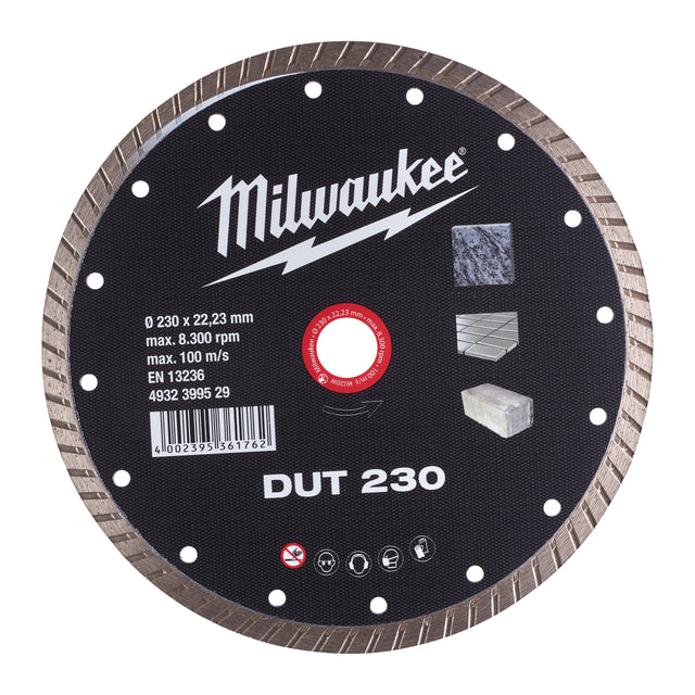 Milwaukee Diamanttrennscheibe DUT 230 mm – Produktbild 1