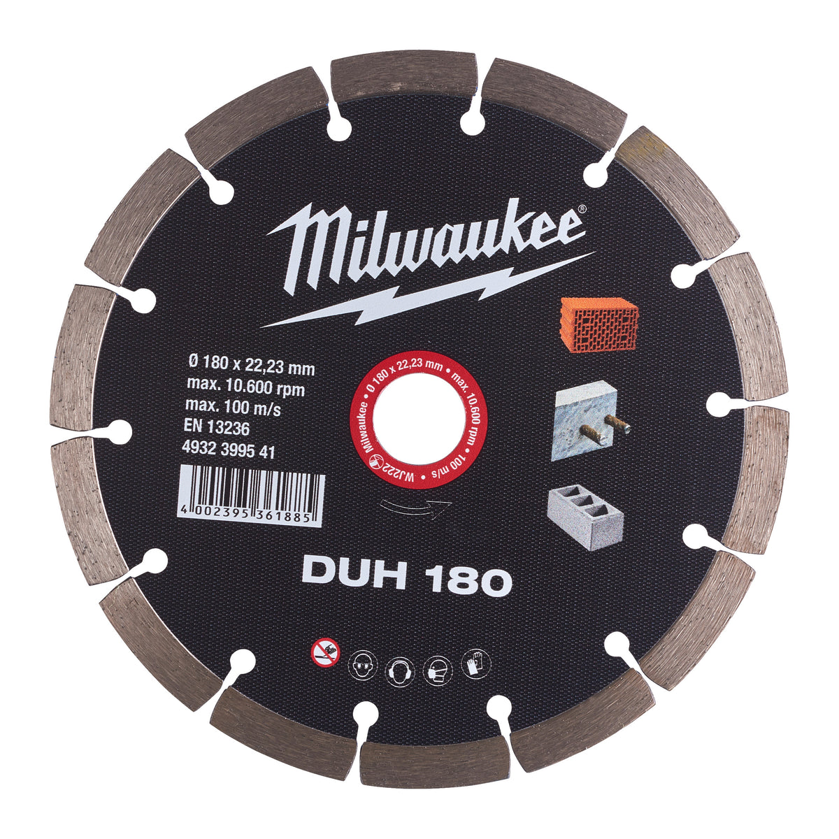 Milwaukee Diamanttrennscheibe DUH 180 mm – Produktbild 1