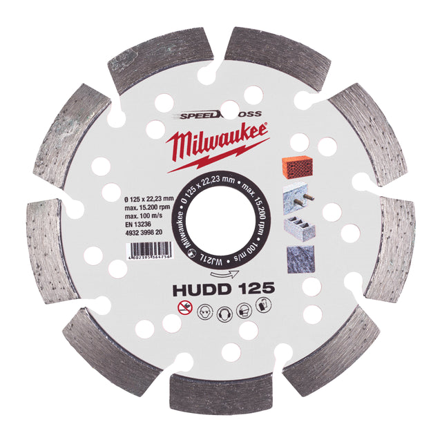 Milwaukee Speedcross Diamanttrennscheibe HUDD 125 mm – Produktbild 1