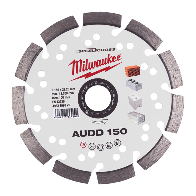 Milwaukee Speedcross Diamanttrennscheibe AUDD 150 mm – Produktbild 1
