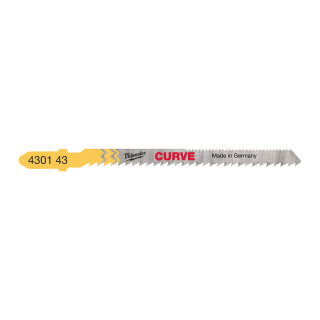 Milwaukee Stichsägeblatt Holz Kurvenschnitte 75mm – Zahnteilung 2.5 mm – Produktbild 1
