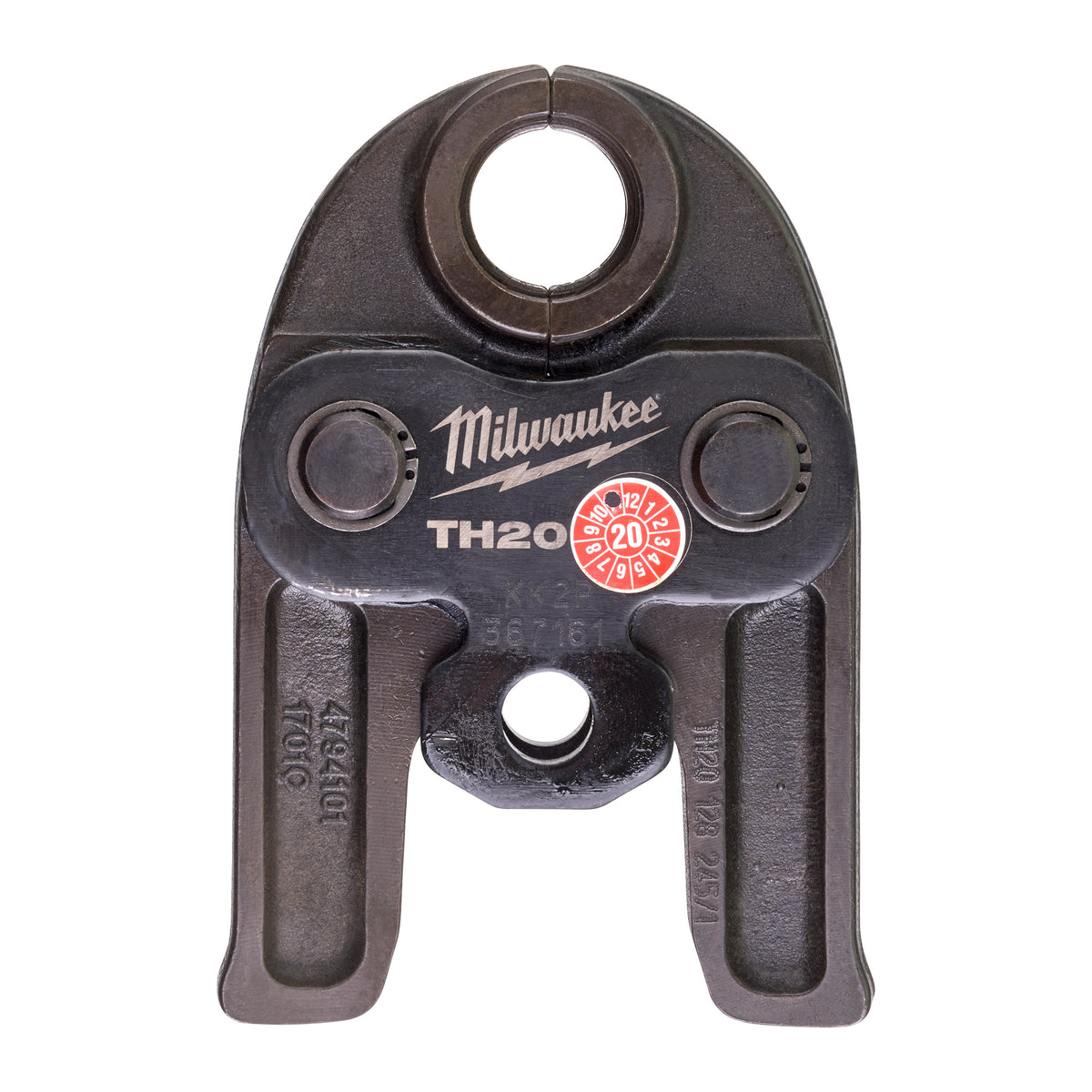 Milwaukee Pressbacke J12-TH20 Nennweite TH20 für 12 V Presswerkzeug – Produktbild 1