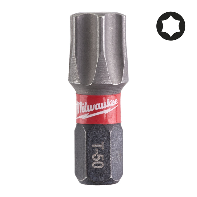 Milwaukee Schrauberbit SHOCKWAVE TX50 / 25 mm – Produktbild 1