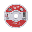 Milwaukee Metalltrennscheibe Contractor 125 mm – Produktbild 1