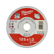 Milwaukee Thekendisplay Metalltrennscheibe Contractor 125 x 1 mm – 200 x SCS41 125 x 1 mm Contractor – Produktbild 1