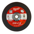 Milwaukee Metalltrennscheibe PRO+ INOX 230 mm – Produktbild 1