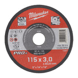 Milwaukee Metalltrennscheibe PRO+ 115 mm – Produktbild 1
