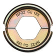 Milwaukee Presseinsatz für hydraulisches Akku-Presswerkzeug NF22 Cu 185 für Cu – Produktbild 1