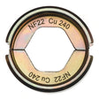 Milwaukee Presseinsatz für hydraulisches Akku-Presswerkzeug NF22 Cu 240 für Cu – Produktbild 1