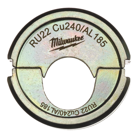 Milwaukee Presseinsatz für hydraulisches Akku-Presswerkzeug RU22 Cu240/AL185 für Cu/Al – Produktbild 1
