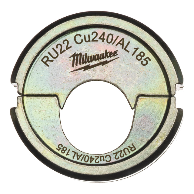 Milwaukee Presseinsatz für hydraulisches Akku-Presswerkzeug RU22 Cu240/AL185 für Cu/Al – Produktbild 1