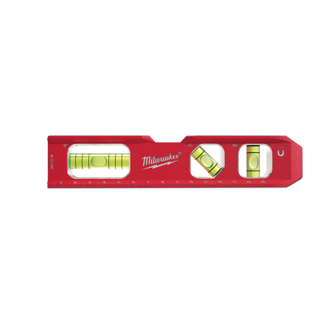 Milwaukee Wasserwaage Torpedo kompakt 45° 17 cm lang magnetisch – Produktbild 1