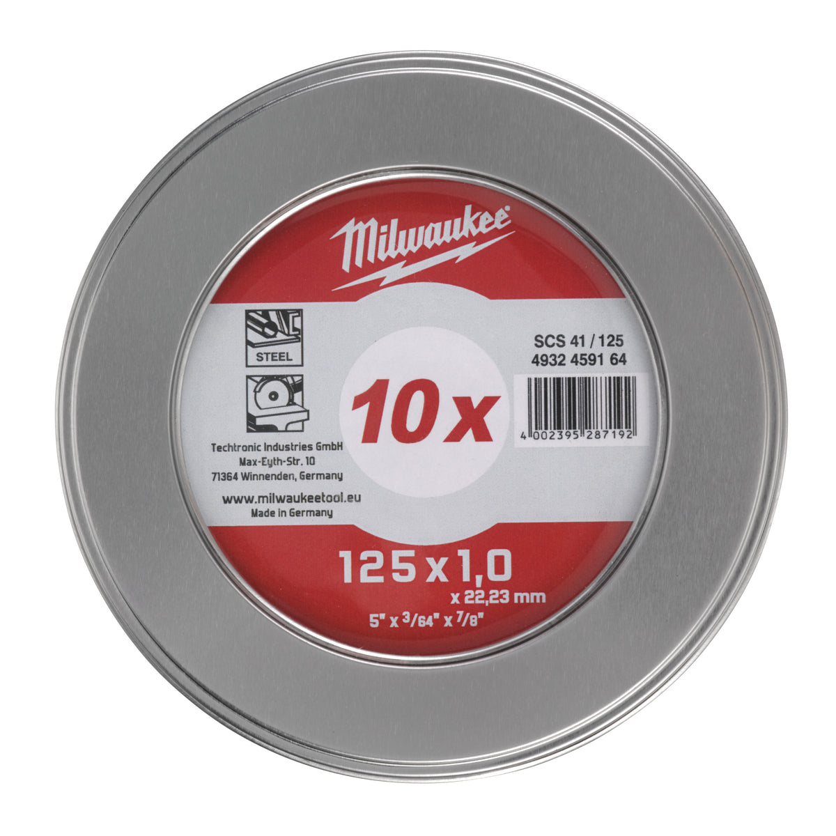 Milwaukee Metalltrennscheibe Contractor 125 mm – Produktbild 3