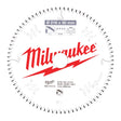 Milwaukee Sägeblatt Alu für Kapp- und Gehrungssägen Ø 216 x 30 mm Z80 Flachtrapezzahn negativ – Produktbild 1