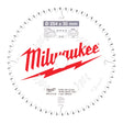 Milwaukee Sägeblatt für Akku-Kapp- und Gehrungssägen Ø 254 x 30 mm Z60 Wechselzahn negativ – Produktbild 1