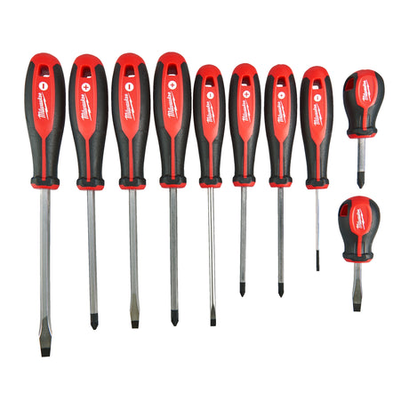 Milwaukee Schraubendreher Tri-Lobe 10-teiliges Set PH/PZ/SL – Produktbild 1