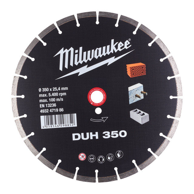 Milwaukee Diamanttrennscheibe DUH 350 mm – Produktbild 1