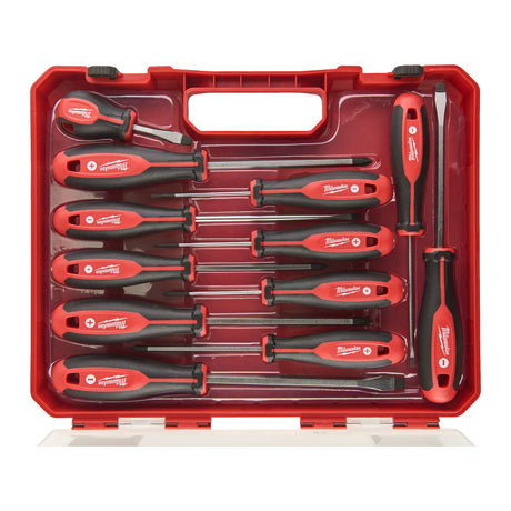 Milwaukee Schraubendreher Tri-Lobe 12-teiliges Set PH/PZ/SL – Produktbild 1