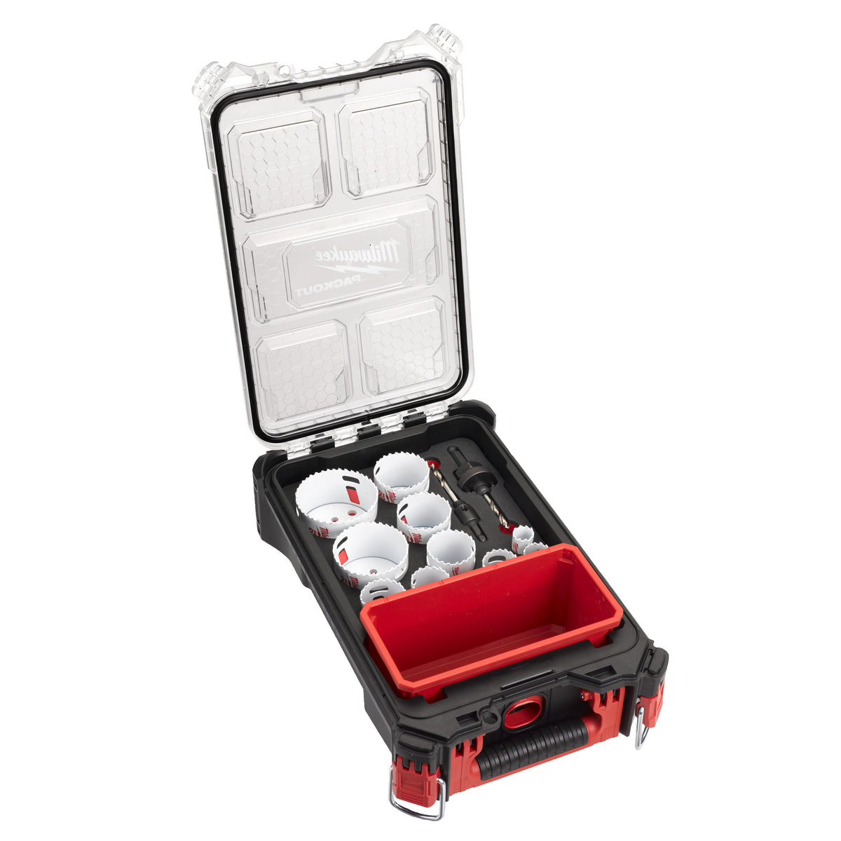 Milwaukee HOLE DOZER Bi-Metall-Lochsägen-Set 12-teilig im PACKOUT Compact-Organiser – Produktbild 1