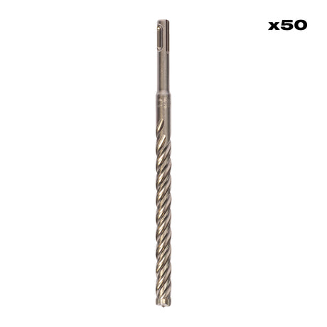 Milwaukee MX4 SDS-Plus Hammerbohrer 4-Schneiden – 50er-Pack