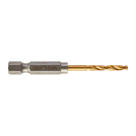 Milwaukee SHOCKWAVE Metallbohrer HSS-G RED HEX Titan 1/4" 10er Pack – Produktbild 2