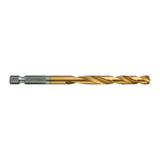 Milwaukee SHOCKWAVE Metallbohrer HSS-G RED HEX Titan 1/4" 5er Pack – Produktbild 1