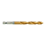 Milwaukee SHOCKWAVE Metallbohrer HSS-G RED HEX Titan 1/4" 5er Pack – Produktbild 2