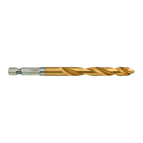Milwaukee SHOCKWAVE Metallbohrer HSS-G RED HEX Titan 1/4" 5er Pack – Produktbild 2