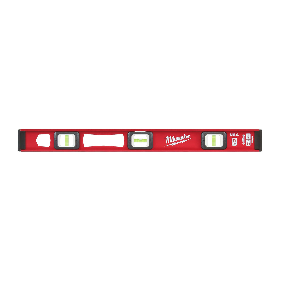 Milwaukee Wasserwaage Doppel-T-Profil 60 cm magnetisch – Produktbild 1