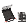 Milwaukee Ratschen- und Steckschlüsseleinsatz Set 3/8" metrisch 32-teilig im PACKOUT Compact-Organiser Slim – Produktbild 1